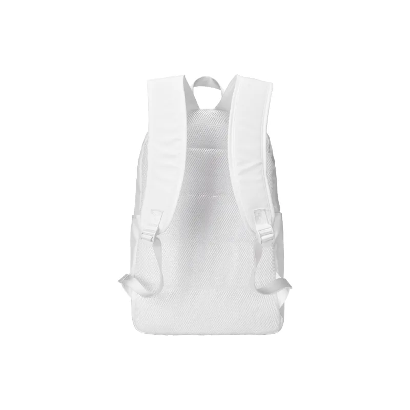 TURN UP Polyester Backpack Unisex White-2