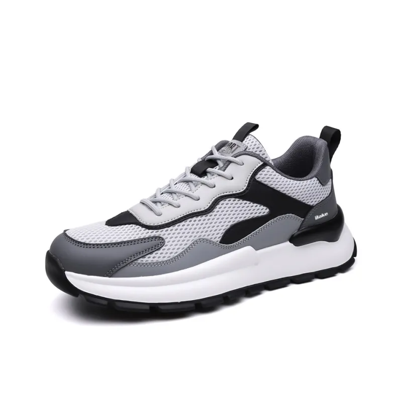BAKE Anti Slip Wear Resistant Low Top Casual Shoes Men's-0