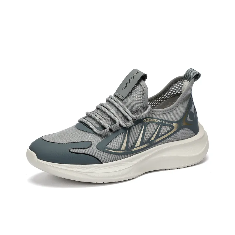 RED DRAGONFLY Men's Mesh Fashion Casual Shoes Men's Comfortable And Breathable Minimalist-7