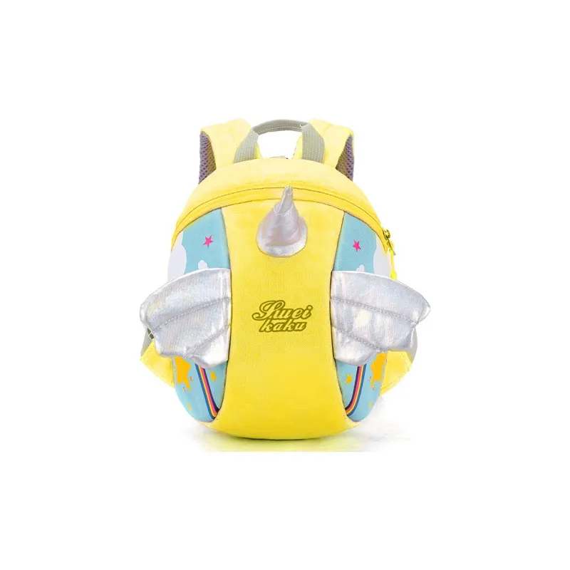 ROSEDAWN Water Repellent Backpack Regular Kids' Pink/Yellow/Sky Blue-7