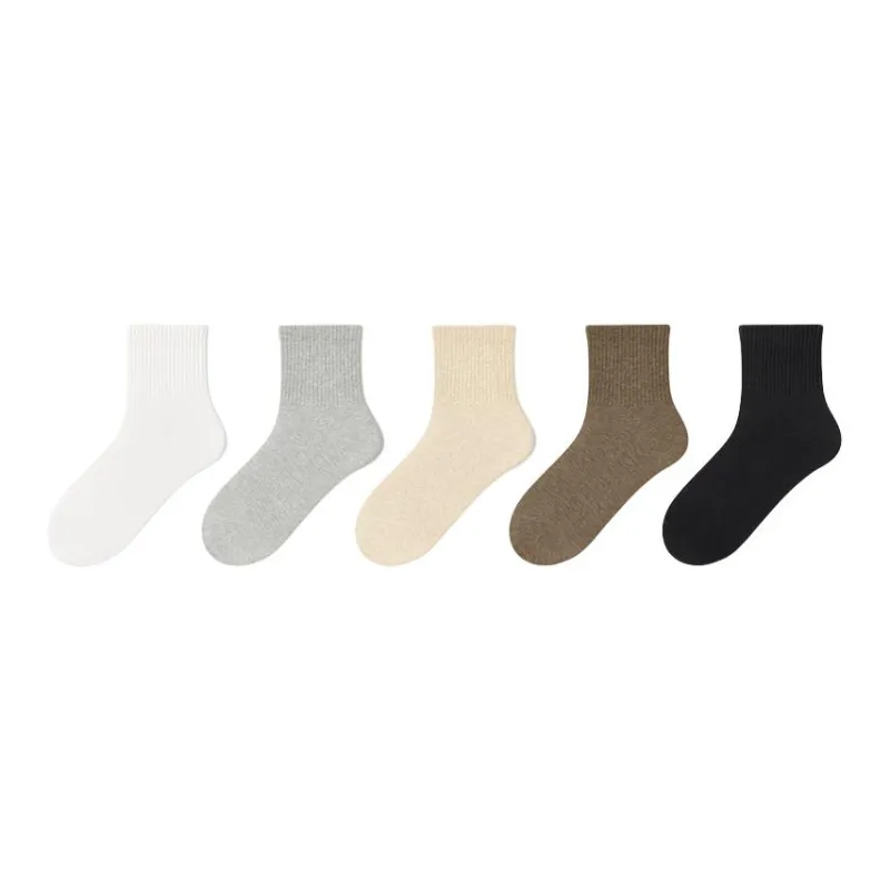 B&C.Room Mid Calf Socks Women's 5 Pack-4