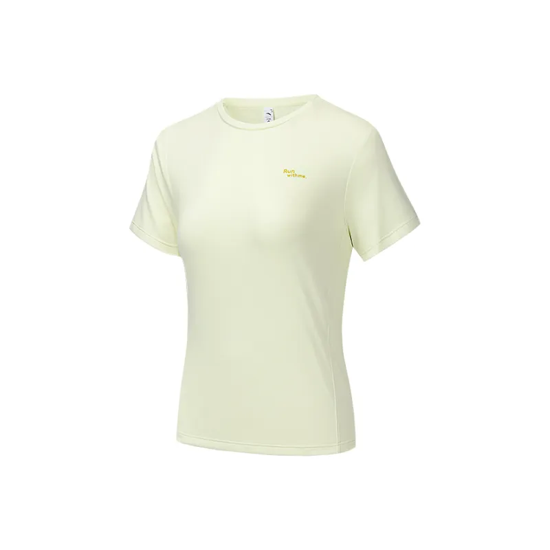 Anta Running Collection T Shirt Women's Lime Green-0