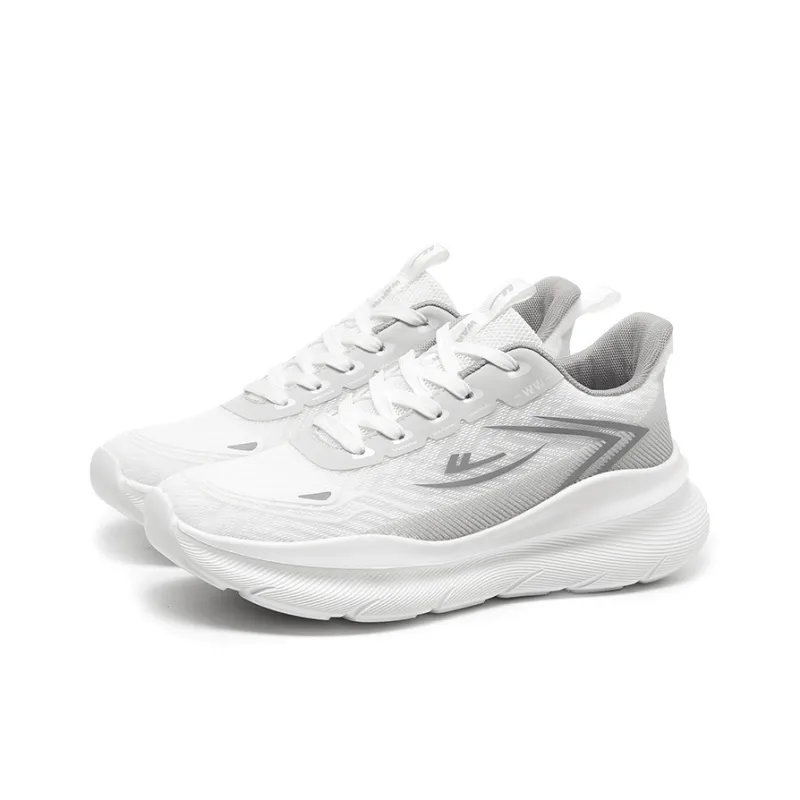 WARRIOR Running Shoes Men Low Top White Gray-1