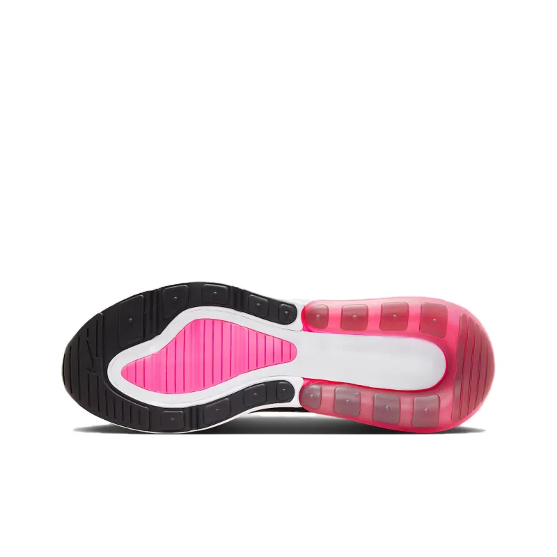 Nike Air Max 270 White Black Hyper Pink Women's-3