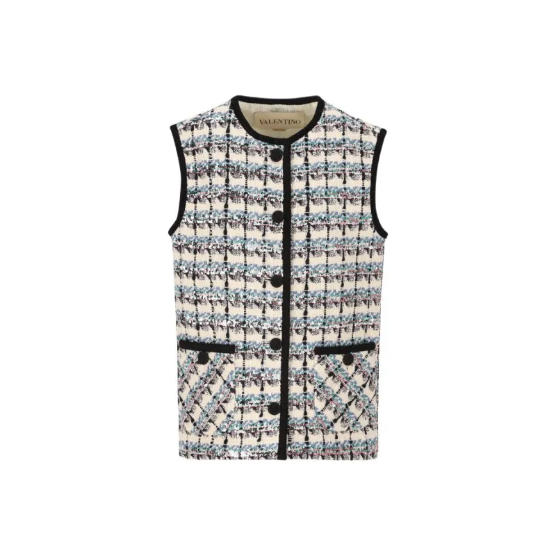 Valentino FW25 Vest Women's Beige-0