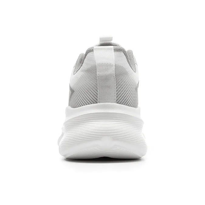 WARRIOR Running Shoes Men Low Top White Gray-3