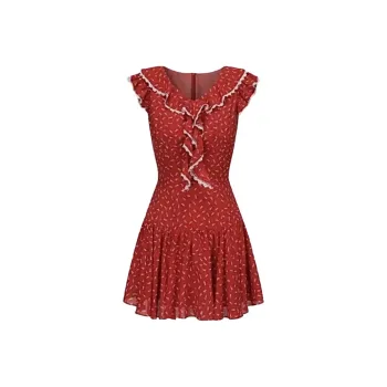 AFGGD Short Sleeved Dress Women's
