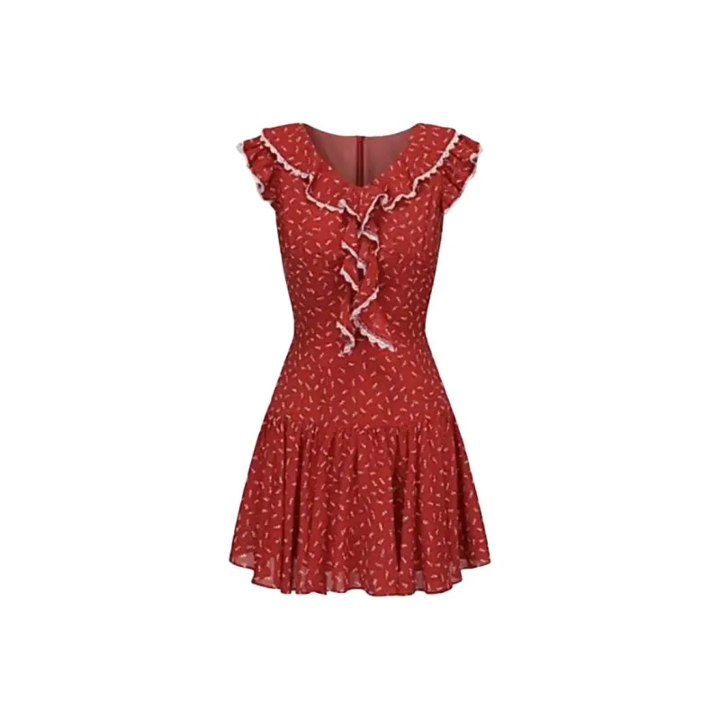 AFGGD Short Sleeved Dress Women's-0