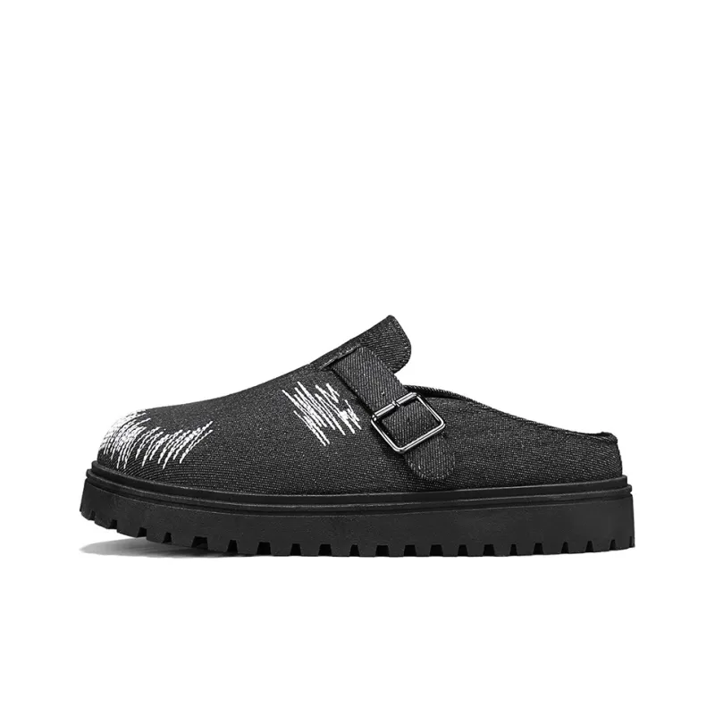 ROBINHOOD Odor Resistant Abrasion Resistant Slip Resistant Antibacterial Closed Toe Slippers Men's-0