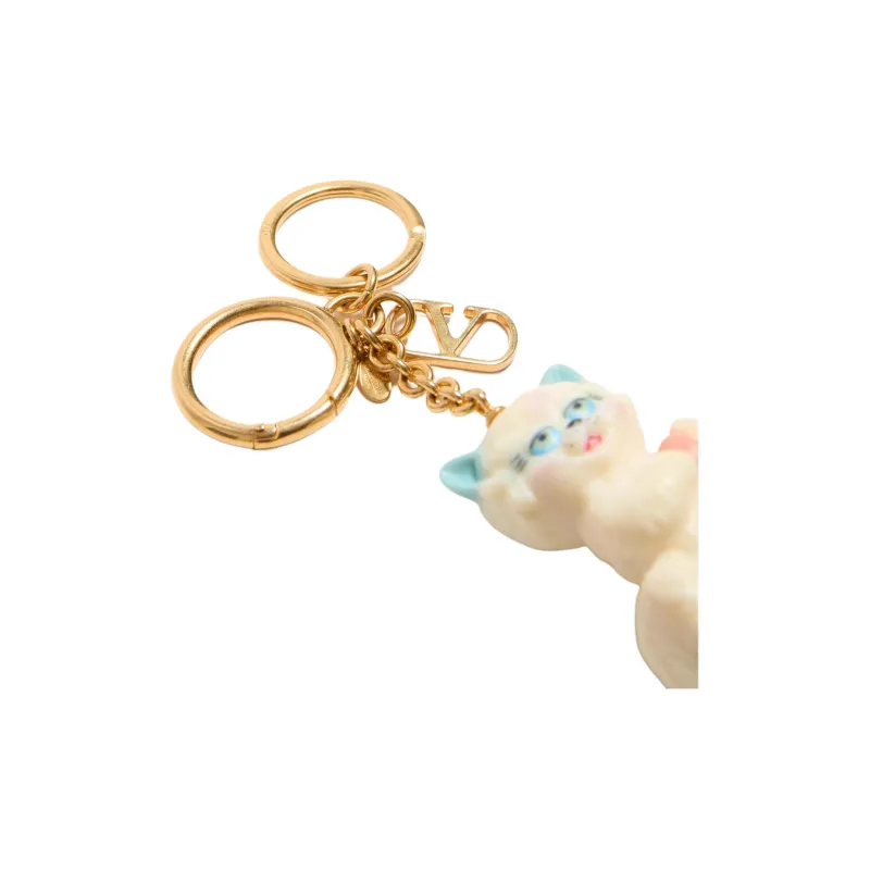 Valentino Brass Bag Charm Bag Merch Women's Multicolor-3