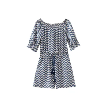 SHUIYUNJIAN Jumpsuits Women's Light Blue Floral