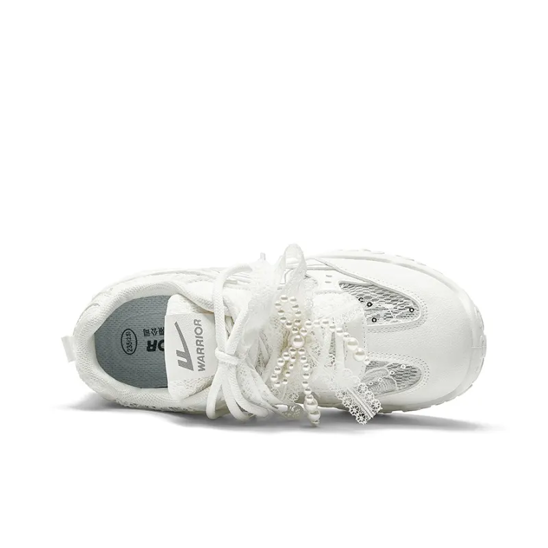 Warrior Slip Resistant, Breathable, Lightweight Low Top Casual Shoes Women's Flawless White-2