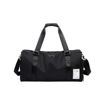 SEPTWOLVES Fabric Gym Bag Tubas Unisex Black
