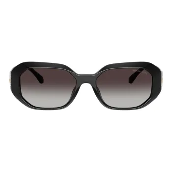 MICHAEL KORS Acetate Plastic Rectangular Sunglasses Women's Black