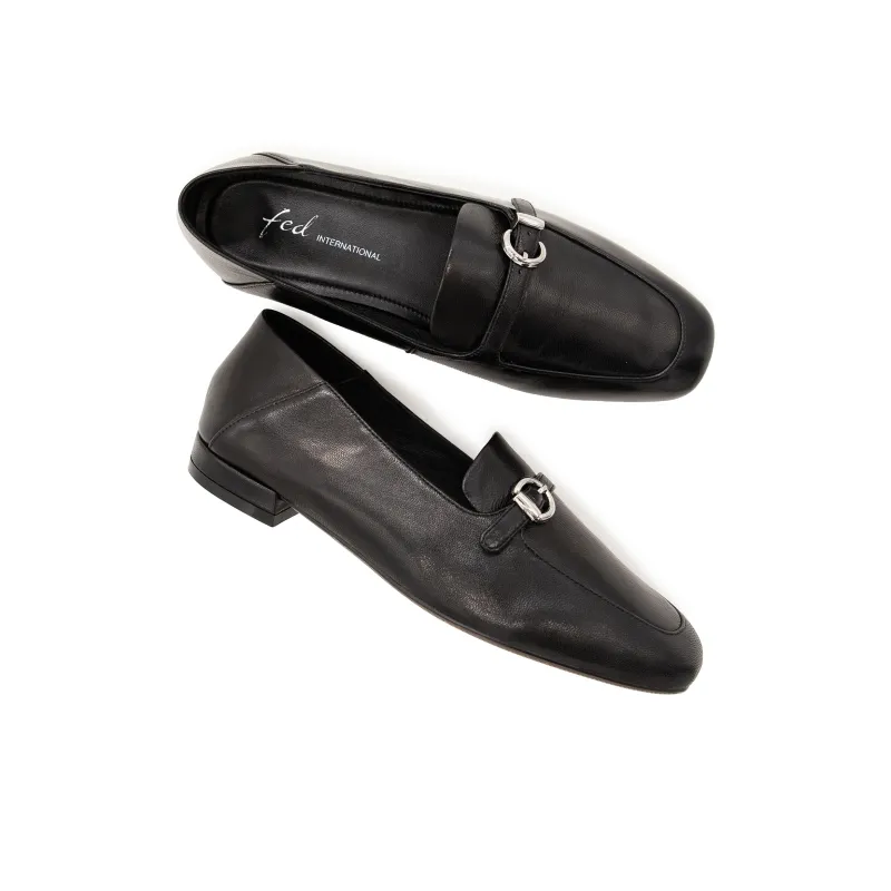 FED Casual Single Shoes Women's Black-6