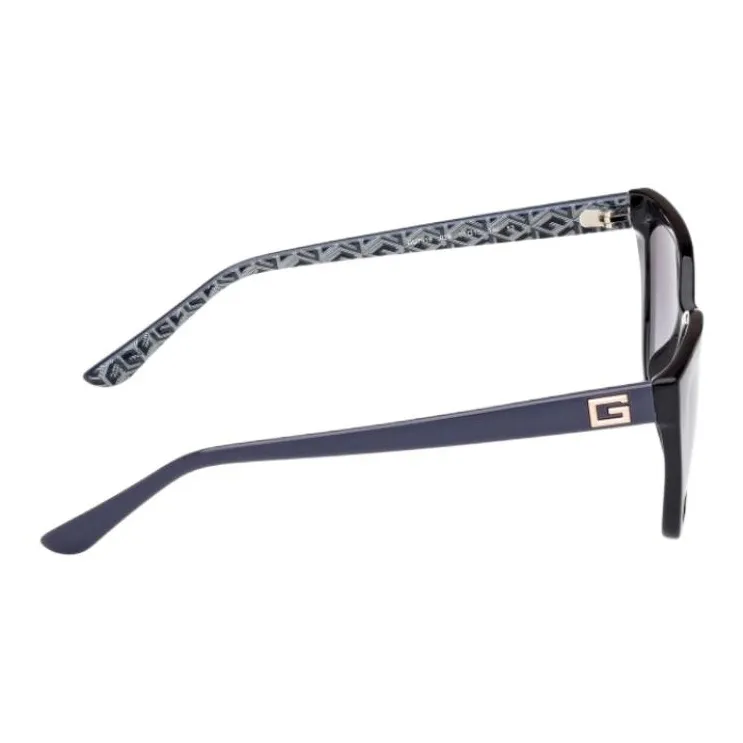 GUESS Injection Cat Eye Sunglasses Women's Black-5