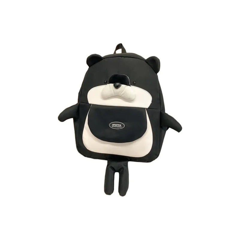Parker Bear Nylon Backpack Unisex Khaki/Black/Blue-0