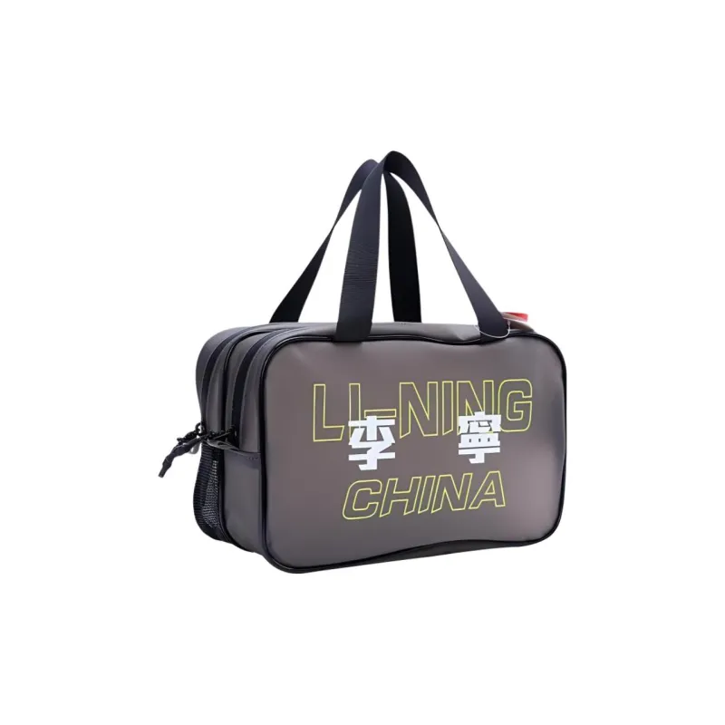 LiNing TPU Handbag Toiletry Bag Regular Unisex Brown-1