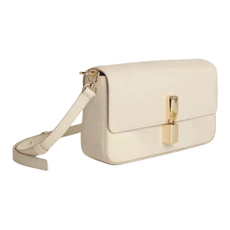 Furla Calfskin Shoulder Bag Women's Light Brown-1