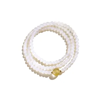 Love Link Natural Agate Bracelets Women's