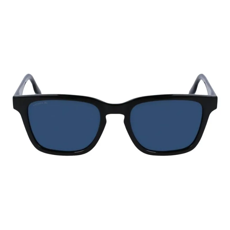 LACOSTE Plastic Square Sunglasses Men's Black-1