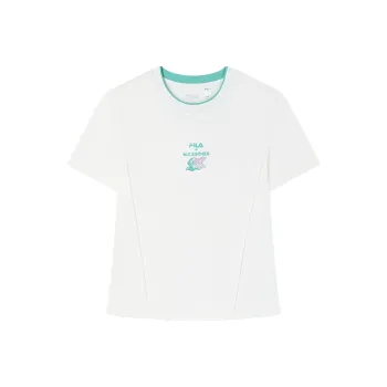 FILA x M.C.ESCHER SS25 T Shirt Women's Cloud White