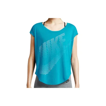 Nike T Shirt Women's Coral Blue