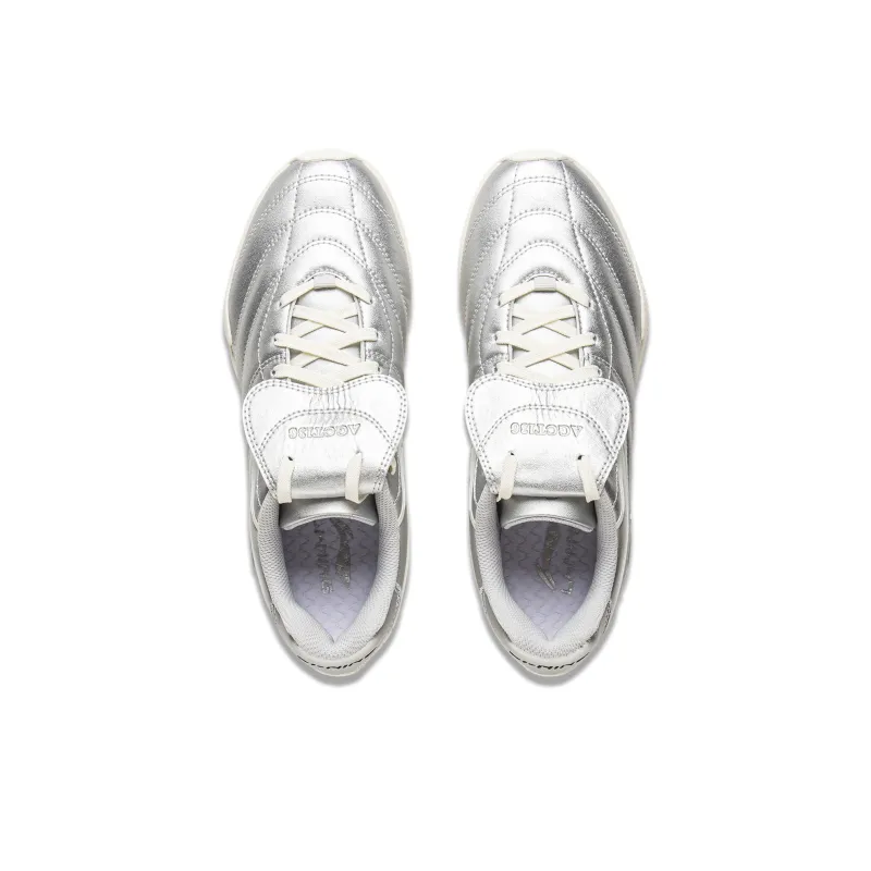 LiNing Slip Resistant, Abrasion Resistant, Lightweight Low Top Casual Shoes Women's Silver-3