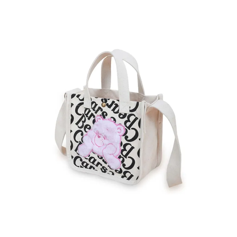 CAREBEARS Polyester Crossbody Handbag Women's Pink/Blue-0