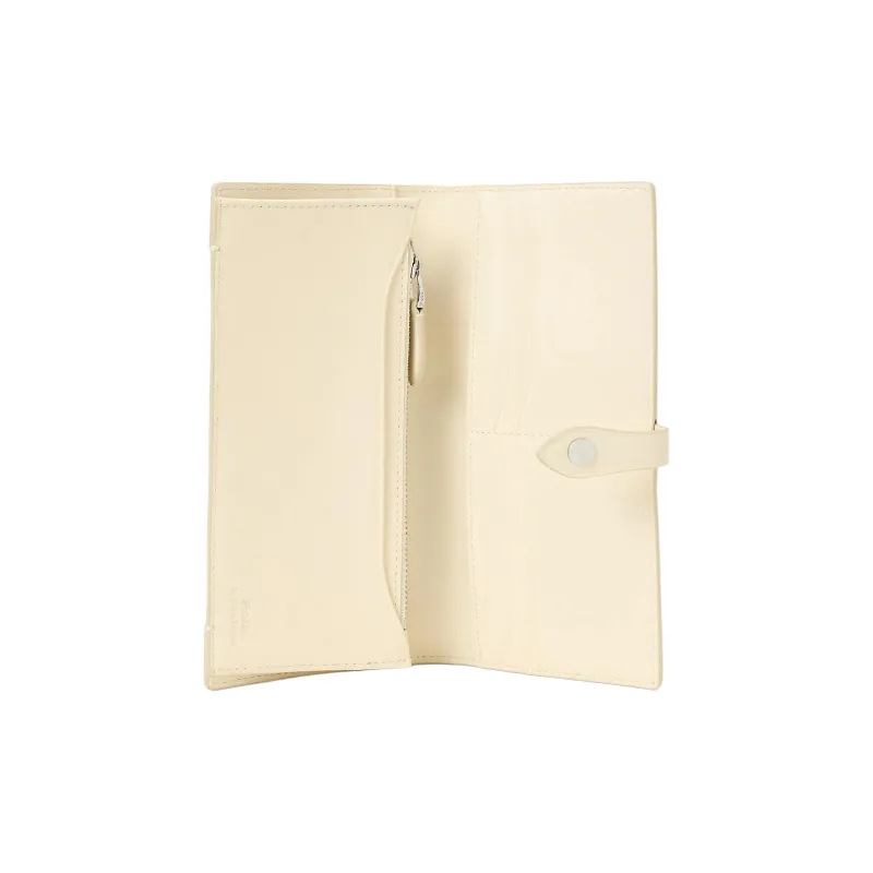 Polo Ralph Lauren Leather Wallet Women's Beige & Blue-2