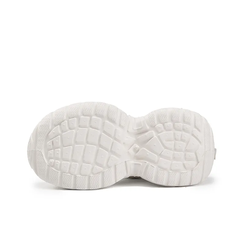 La Chapelle Cushioning, Slip Resistant, And Breathable Low Top Chunky Sneakers Women's Ecru-7