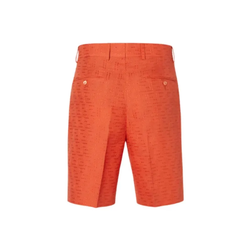 FENDI SS25 Casual Shorts Men's Orange Red-1