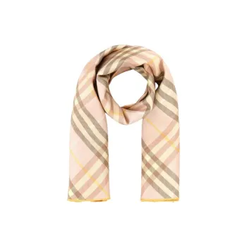 Burberry Silk Scarves Women's Pink