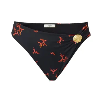 FENDI SS25 Swimming Shorts Women's Black