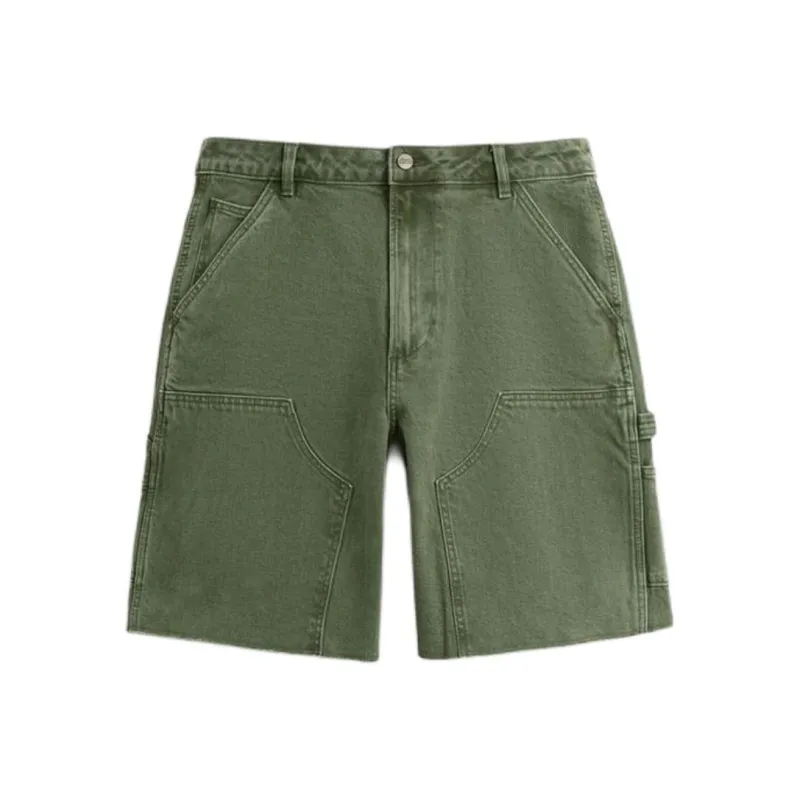 ZARA Casual Shorts Men Green-0