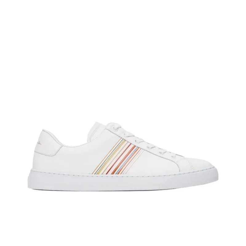 Paul Smith Hansen Low Top Skateboard Shoes Men's White-1