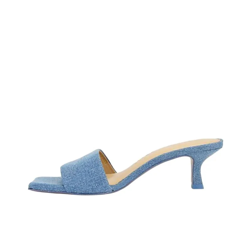 CULT GAIA Abrasion Resistant Slide Slippers 5.7cm Women's Blue-0