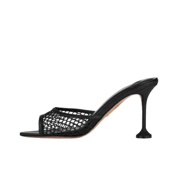 AQUAZZURA Slide Slippers 8.5cm Women's Black