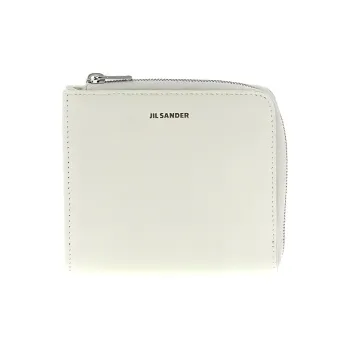 JIL SANDER Logo Embossed Zipped Cardholder