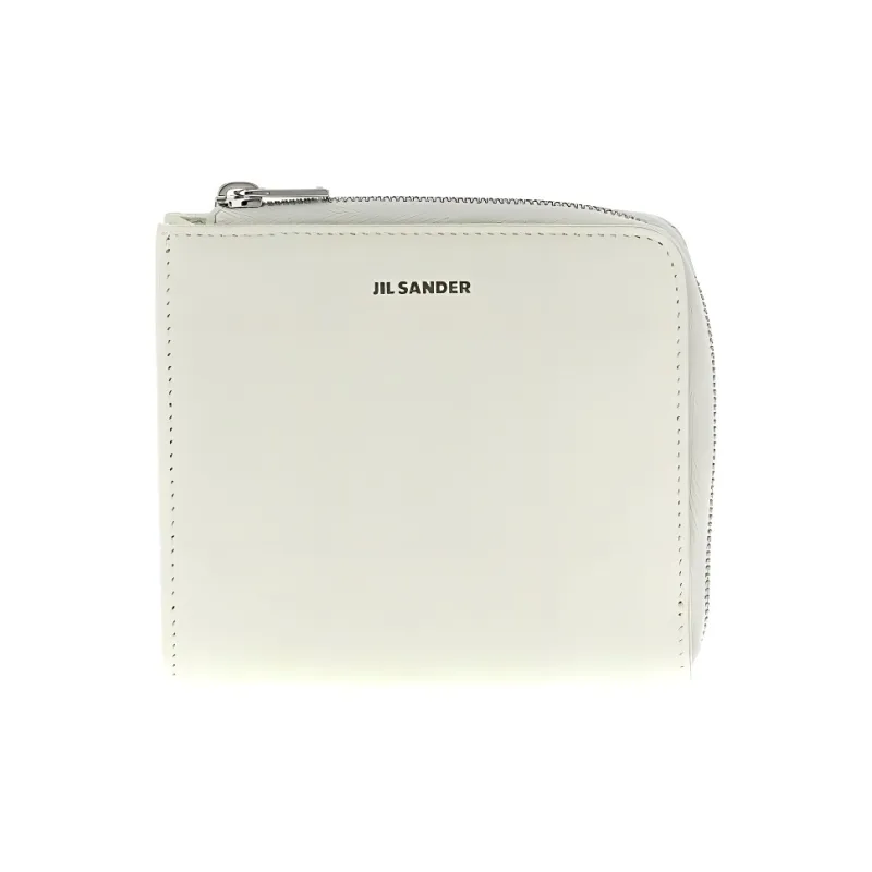 JIL SANDER Logo Embossed Zipped Cardholder-0