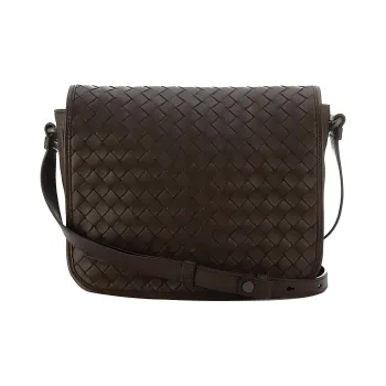 Bottega Veneta Genuine Leather Crossbody Bag, Shoulder Bag Women's Brown