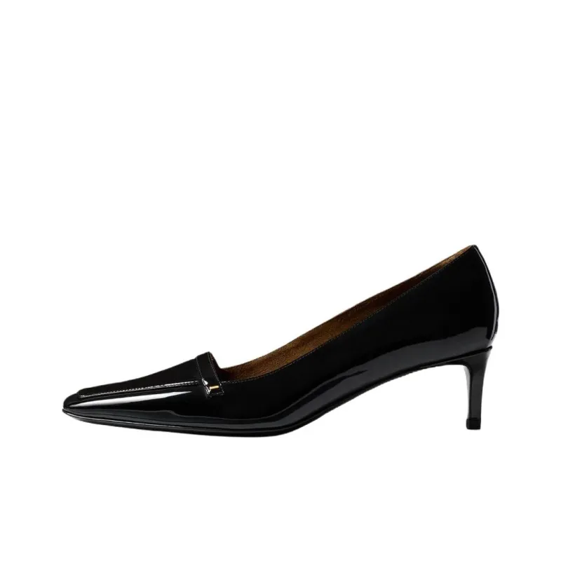 KHAITE Celia Slim Heel High Heels 5cm Women's Black-0