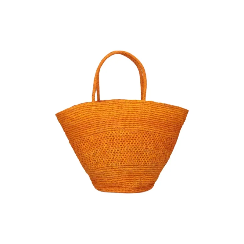 THE ROW Raffia Tote Bag, Shopping Bag, Handbag Women's Orange-3