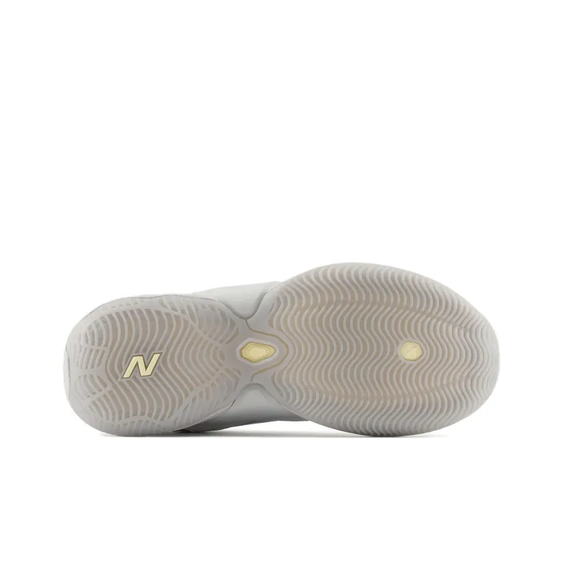 New Balance NB Fresh Foam BB V3 Breathable And Wear resistant Mid Top Basketball Shoes Unisex Light Gray Purple-5