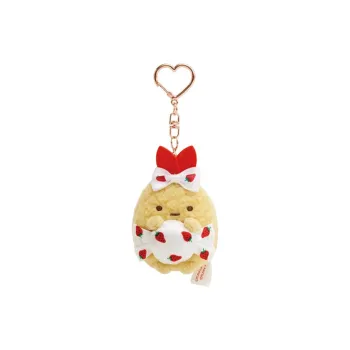 SAN X Sazan, Collaboration Polyester Bag Charm Bag Accessory Women's Yellow & White