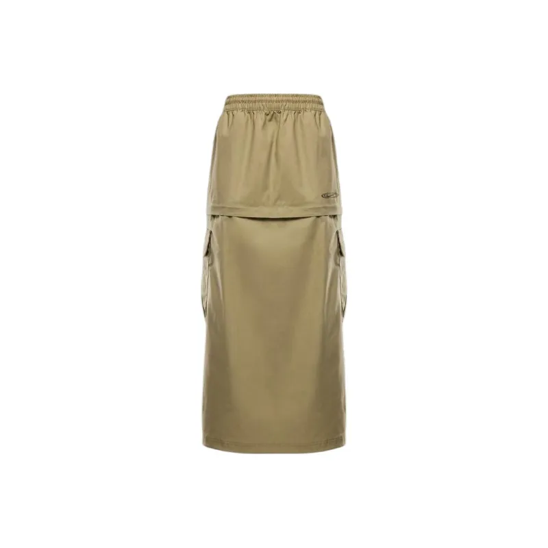 Nike Sportswear Casual Long Skirt Women's Olive-0