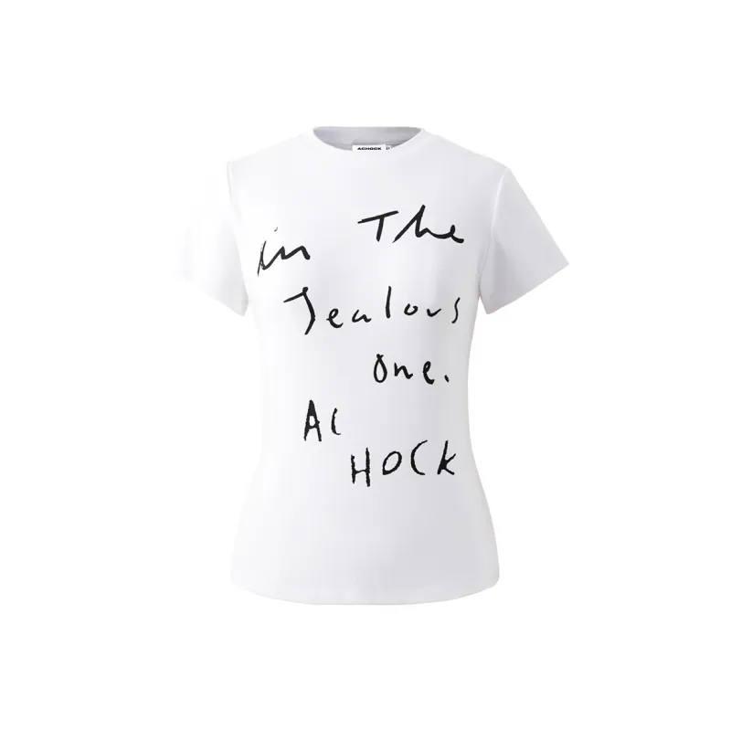 A Chock T Shirts Women's White-0