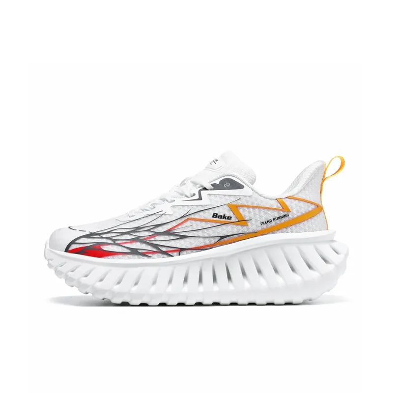 BAKE Abrasion Resistant Breathable Height Increasing Low Top Chunky Sneakers Unisex-10