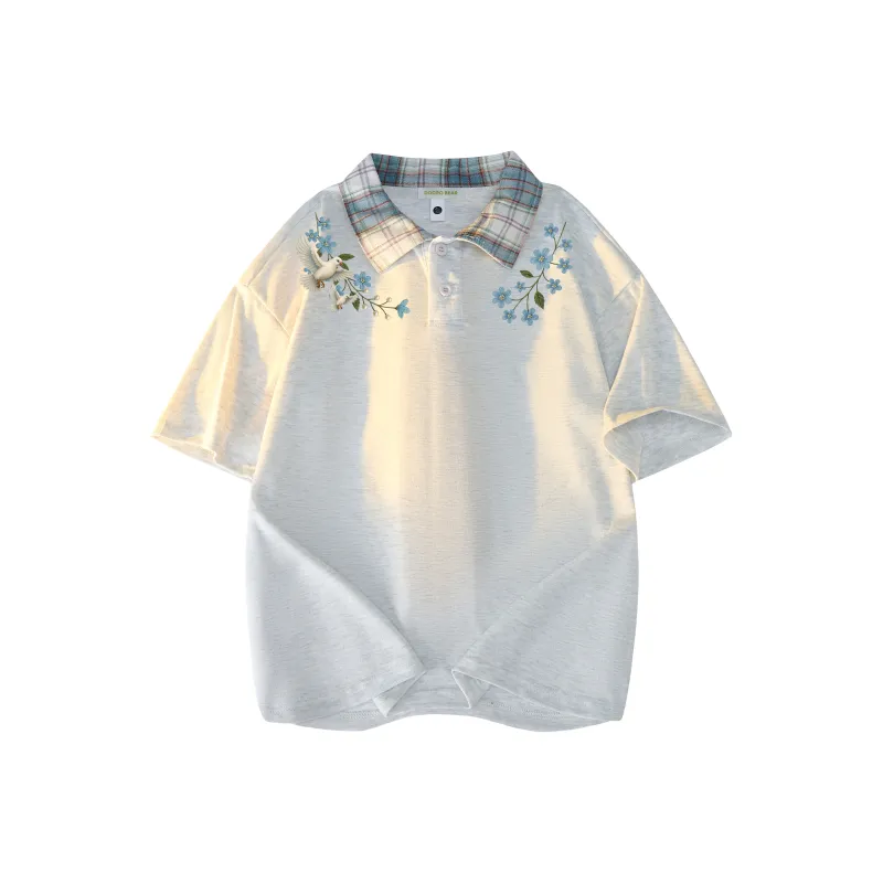 Budding Bear Polo Shirts Unisex-4