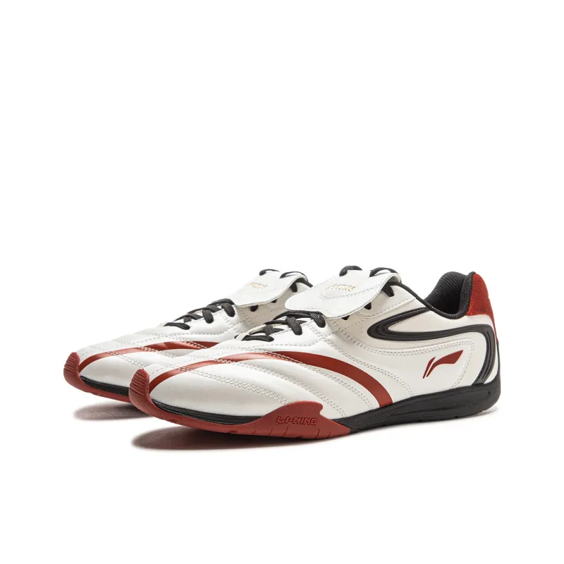 LiNing Film Pulse Slip Resistant, Abrasion Resistant, Lightweight Low Top Casual Shoes Men's Champagne White-2
